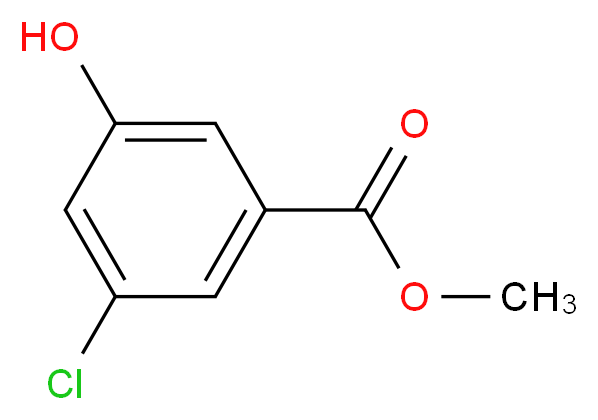 3-Chloro-5-hydroxy-benzoic acid methyl ester_Molecular_structure_CAS_98406-04-3)