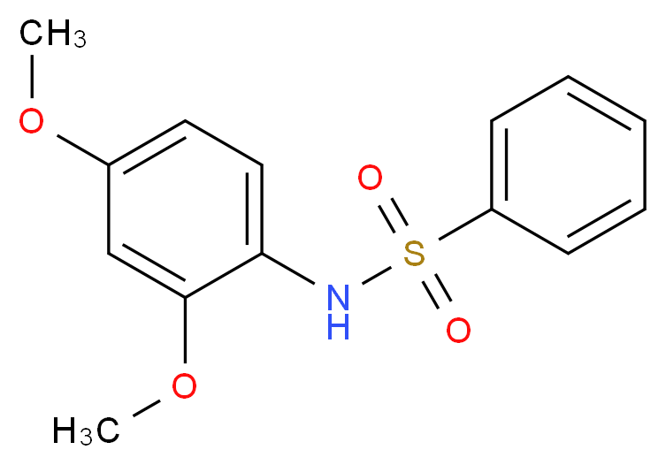 N-(2,4-Dimethoxyphenyl)benzenesulfonamide_Molecular_structure_CAS_)