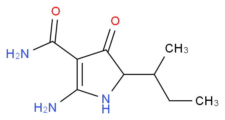 2-amino-5-sec-butyl-4-oxo-4,5-dihydro-1H-pyrrole-3-carboxamide_Molecular_structure_CAS_)