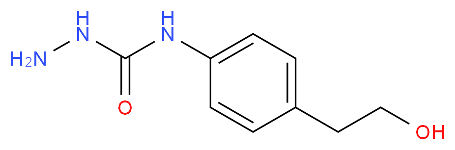 3-amino-1-[4-(2-hydroxyethyl)phenyl]urea_Molecular_structure_CAS_)