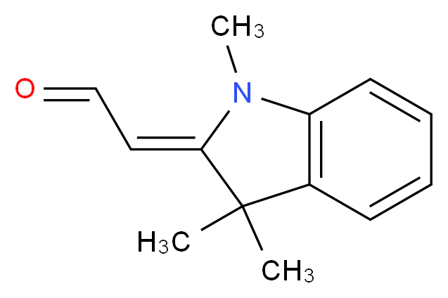 (1,3,3-Trimethyl-1,3-dihydro-indol-2-ylidene)-acetaldehyde_Molecular_structure_CAS_)