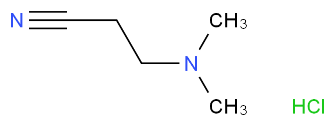 3-(dimethylamino)propanenitrile hydrochloride_Molecular_structure_CAS_)