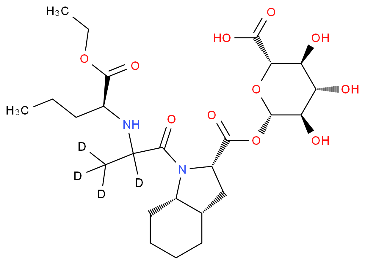 Perindopril-d4 Acyl-β-D-glucuronide_Molecular_structure_CAS_)
