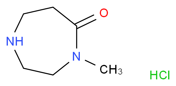 4-Methyl-1,4-diazepan-5-one hydrochloride_Molecular_structure_CAS_)