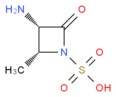 (2R,3S)-3-Amino-2-methyl-4-oxo-1-azetidinesulfonic Acid_Molecular_structure_CAS_80582-09-8)