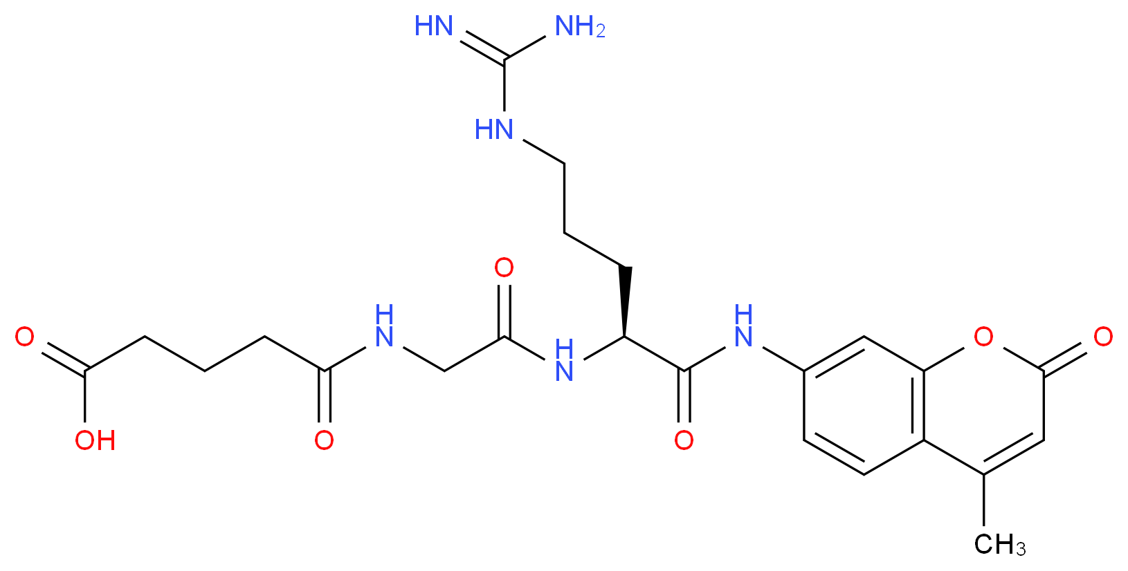 Glutaryl-Gly-Arg-7-Amino-4-Methylcoumarin_Molecular_structure_CAS_)