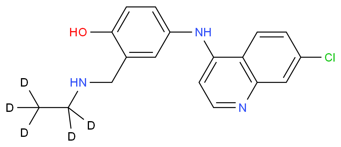 Desethylamodiaquine-(ethyl-d5)_Molecular_structure_CAS_1173023-19-2)