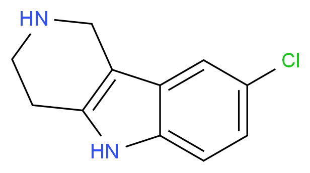 8-chloro-2,3,4,5-tetrahydro-1H-pyrido[4,3-b]indole_Molecular_structure_CAS_19685-84-8)