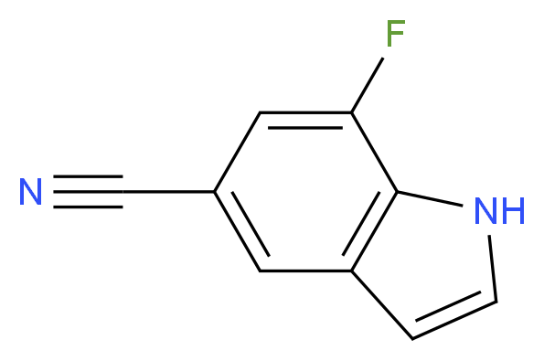 7-Fluoro-1H-indole-5-carbonitrile_Molecular_structure_CAS_883500-88-7)