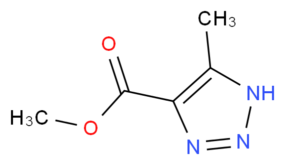 Methyl 5-methyl-1H-1,2,3-triazole-4-carboxylate_Molecular_structure_CAS_60419-70-7)