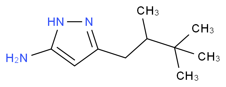 3-(2,3,3-trimethylbutyl)-1H-pyrazol-5-amine_Molecular_structure_CAS_)