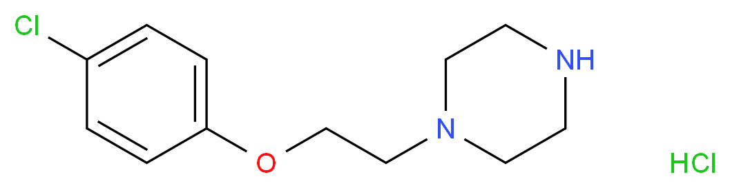 1-[2-(4-Chloro-phenoxy)-ethyl]-piperazine hydrochloride_Molecular_structure_CAS_)