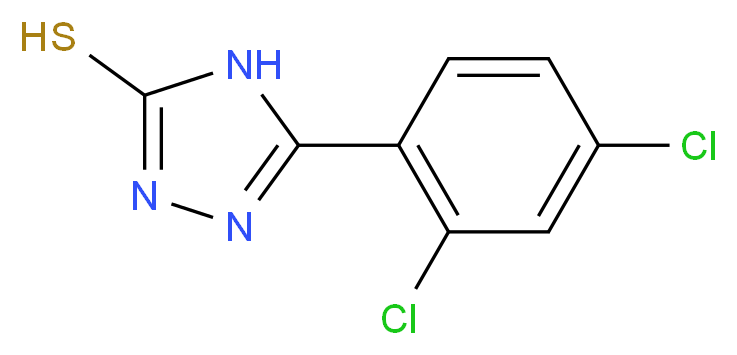 5-(2,4-dichlorophenyl)-4H-1,2,4-triazole-3-thiol_Molecular_structure_CAS_)
