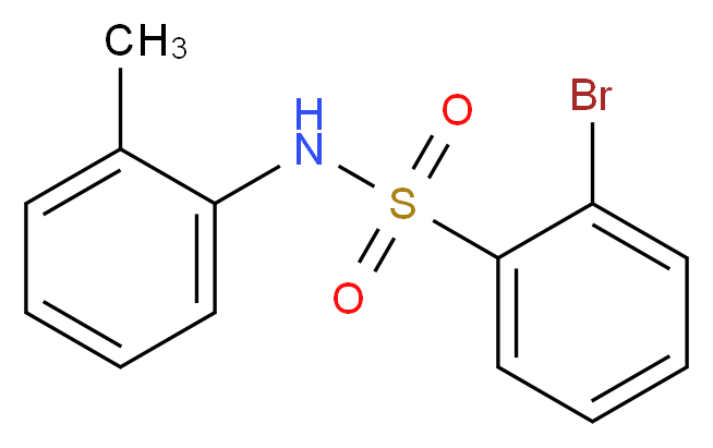 2-Bromo-N-(2-methylphenyl)benzenesulfonamide_Molecular_structure_CAS_)