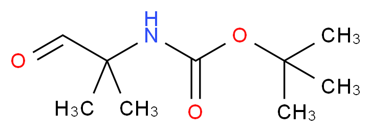tert-Butyl 2-formylpropan-2-ylcarbamate_Molecular_structure_CAS_109608-77-7)