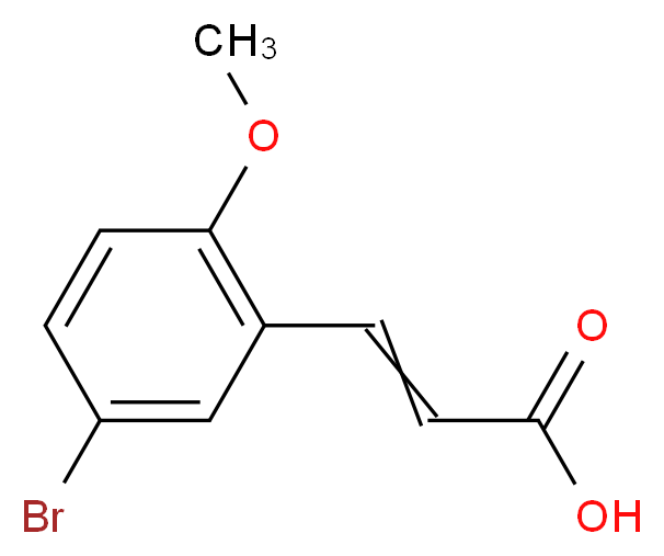 5-Bromo-2-methoxycinnamic acid_Molecular_structure_CAS_40803-53-0)