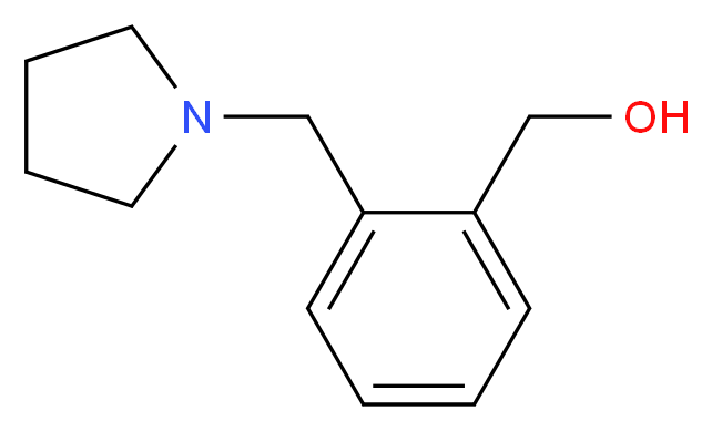 [2-(1-Pyrrolidinylmethyl)phenyl]methanol_Molecular_structure_CAS_91271-58-8)