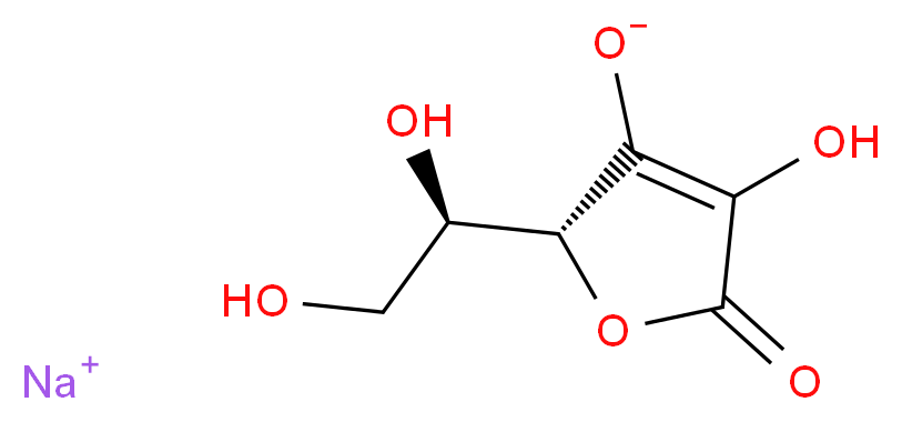 Sodium erythorbate_Molecular_structure_CAS_6381-77-7)