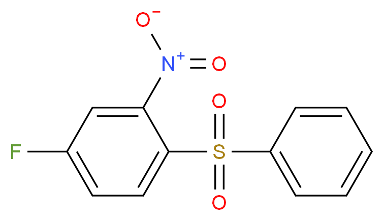 5-Fluoro-2-phenylsulfonylnitrobenzene_Molecular_structure_CAS_)