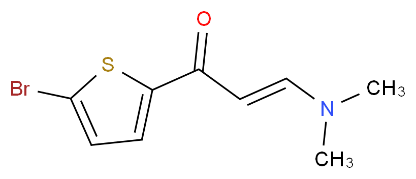 1-(5-Bromo-2-thienyl)-3-(dimethylamino)-2-propen-1-one_Molecular_structure_CAS_)