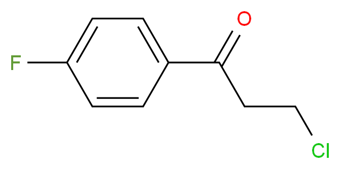 3-Chloro-1-(4-fluorophenyl)propan-1-one_Molecular_structure_CAS_)