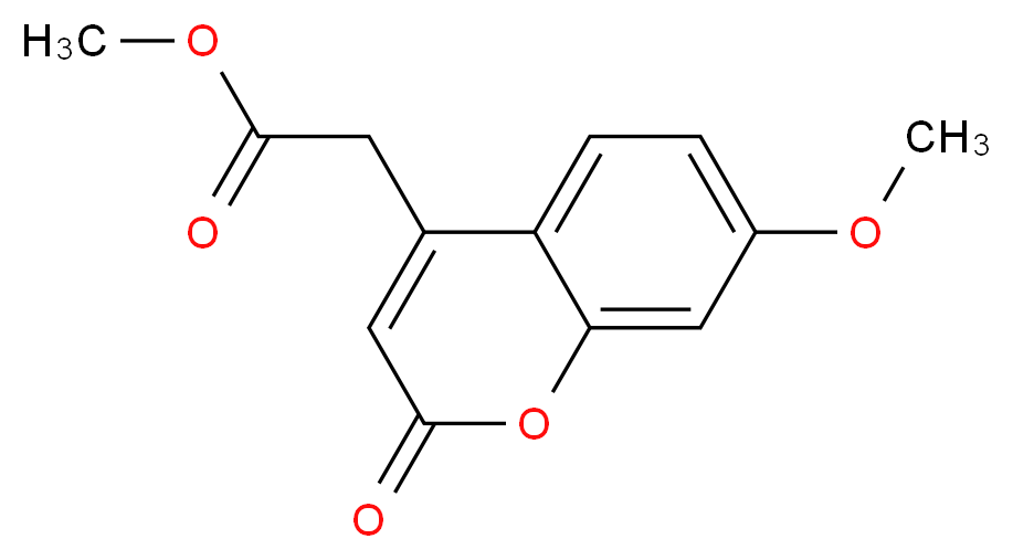 Methyl (7-methoxy-2-oxo-2H-chromen-4-yl)acetate_Molecular_structure_CAS_)