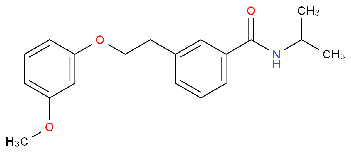 N-isopropyl-3-[2-(3-methoxyphenoxy)ethyl]benzamide_Molecular_structure_CAS_)