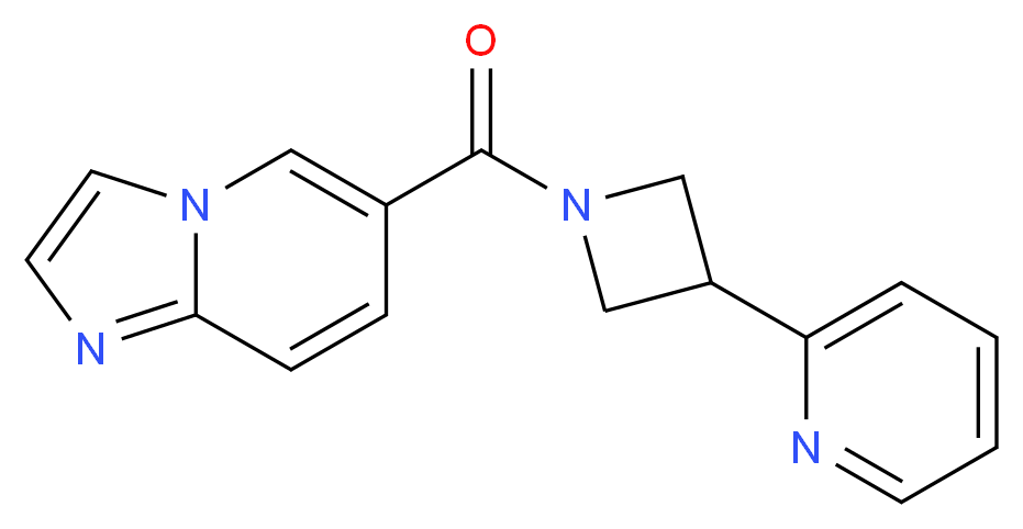 6-[(3-pyridin-2-ylazetidin-1-yl)carbonyl]imidazo[1,2-a]pyridine_Molecular_structure_CAS_)