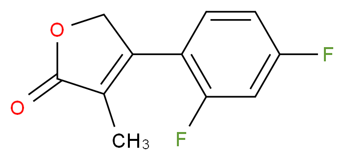 4-(2,4-Difluorophenyl)-3-methyl-2(5H)-furanone_Molecular_structure_CAS_102748-42-4)