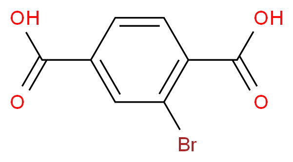 2-Bromoterephthalic Acid_Molecular_structure_CAS_586-35-6)