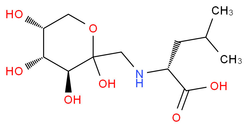Fructose-leucine (mixture of diastereomers)_Molecular_structure_CAS_34393-18-5)