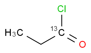 Propionyl chloride-1-13C_Molecular_structure_CAS_)
