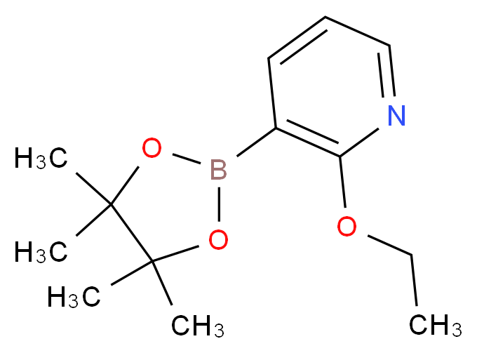 2-Ethoxypyridine-3-boronic acid pinacol ester_Molecular_structure_CAS_848243-23-2)