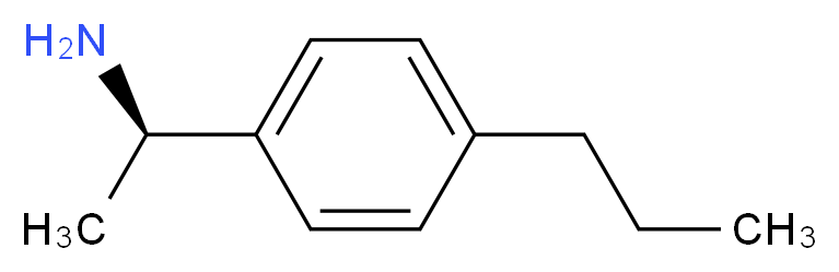 (1R)-1-(4-propylphenyl)ethanamine_Molecular_structure_CAS_)