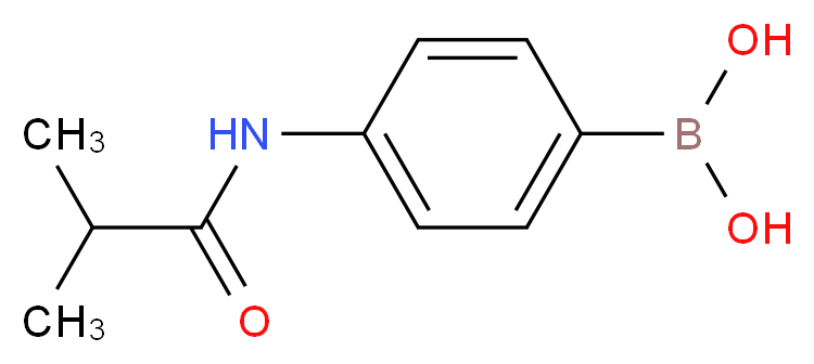 4-Isobutyramidobenzeneboronic acid_Molecular_structure_CAS_874219-50-8)