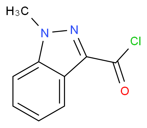 1-methyl-1H-indazole-3-carbonyl chloride_Molecular_structure_CAS_106649-02-9)