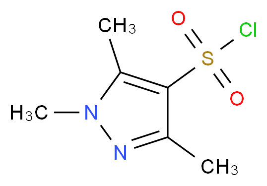 1,3,5-Trimethyl-1H-pyrazole-4-sulfonyl chloride_Molecular_structure_CAS_59340-27-1)