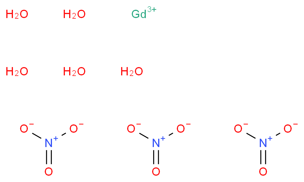Gadolinium(III) nitrate hydrate, REacton&reg;_Molecular_structure_CAS_94219-55-3)