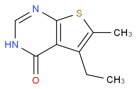5-Ethyl-6-methylthieno[2,3-d]pyrimidin-4(3H)-one_Molecular_structure_CAS_439692-89-4)