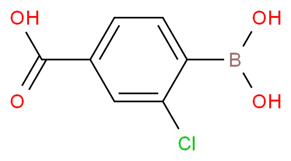 4-Carboxy-2-chlorophenylboronic acid_Molecular_structure_CAS_851335-09-6)