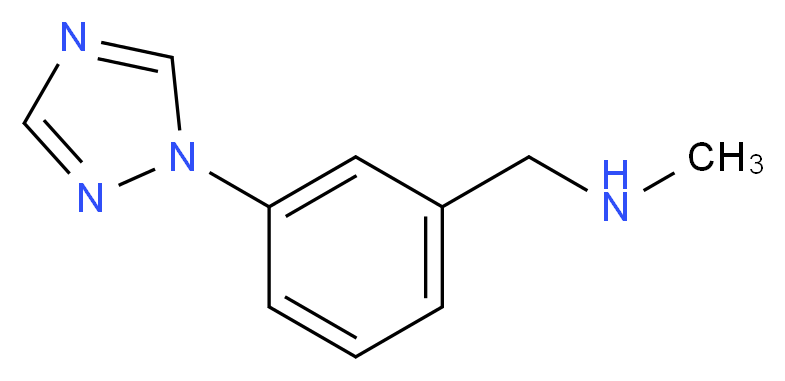 N-methyl-N-[3-(1H-1,2,4-triazol-1-yl)benzyl]amine_Molecular_structure_CAS_879896-43-2)