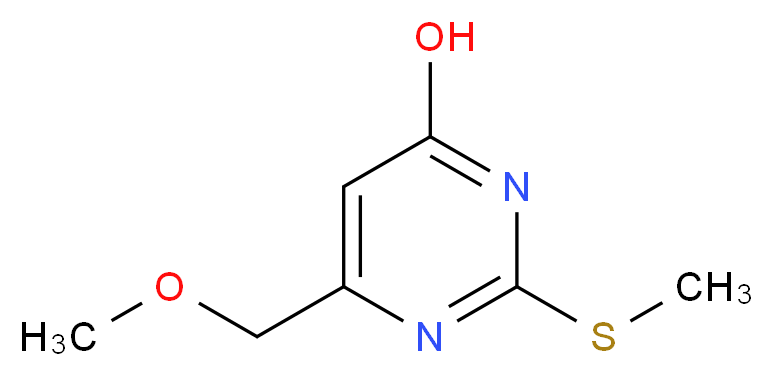 4-Hydroxy-6-(methoxymethyl)-2-(methylthio)pyrimidine_Molecular_structure_CAS_)
