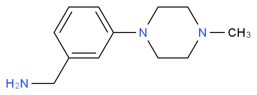 3-(4-Methyl-piperazin-1-yl)-benzylamine_Molecular_structure_CAS_672325-37-0)