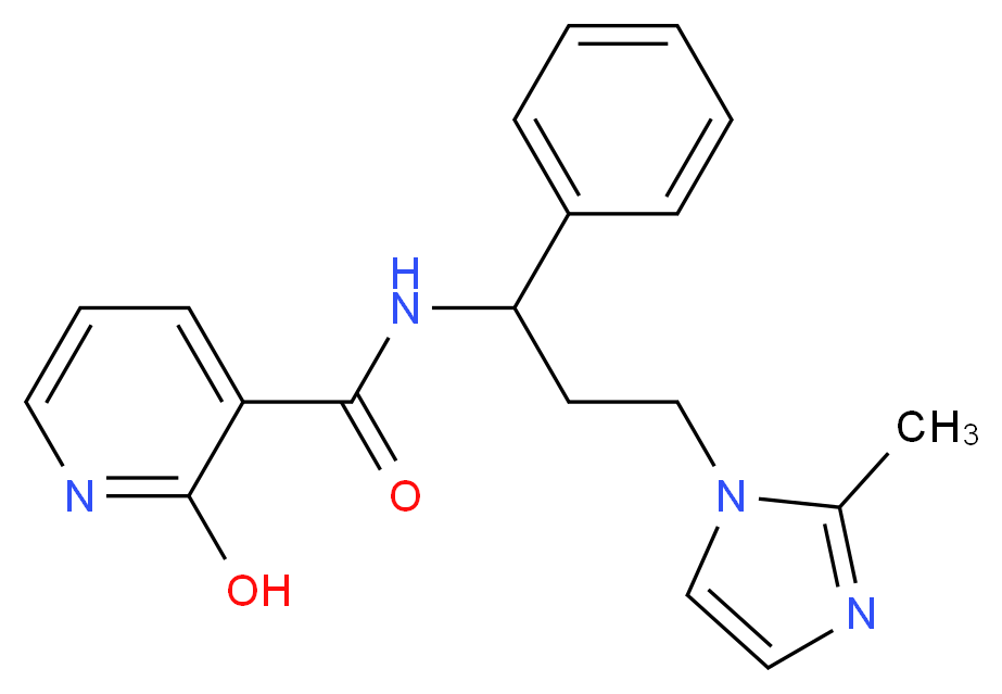 2-hydroxy-N-[3-(2-methyl-1H-imidazol-1-yl)-1-phenylpropyl]nicotinamide_Molecular_structure_CAS_)