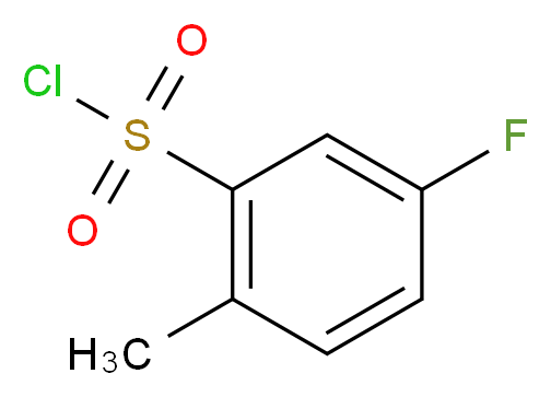 5-Fluoro-2-methylbenzenesulfonyl chloride_Molecular_structure_CAS_445-05-6)