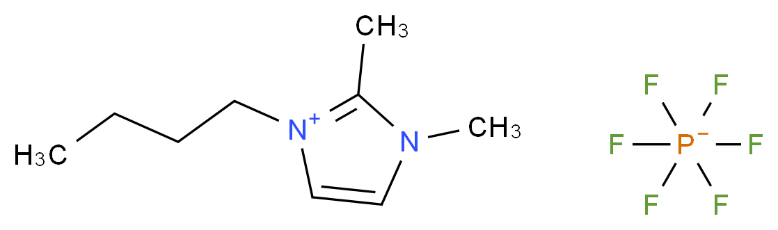1,2-Dimethyl-3-butylimidazolium hexafluoro phosphate_Molecular_structure_CAS_)
