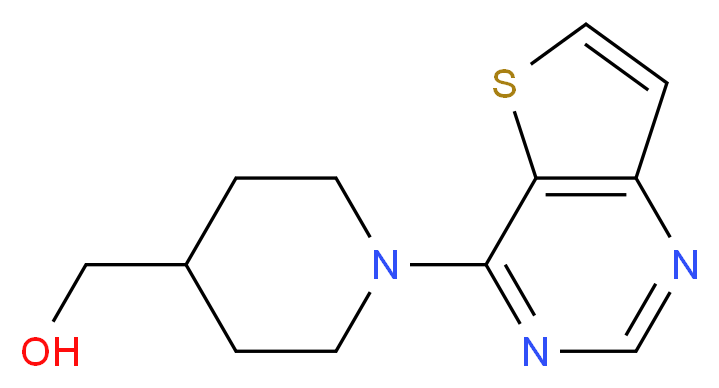4-[4-(Hydroxymethyl)piperidin-1-yl]thieno[3,2-d]pyrimidine 97%_Molecular_structure_CAS_910037-26-2)