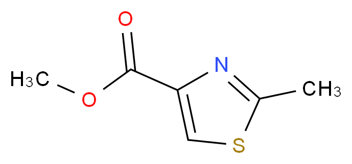 Methyl 2-methylthiazole-4-carboxylate_Molecular_structure_CAS_6436-60-8)