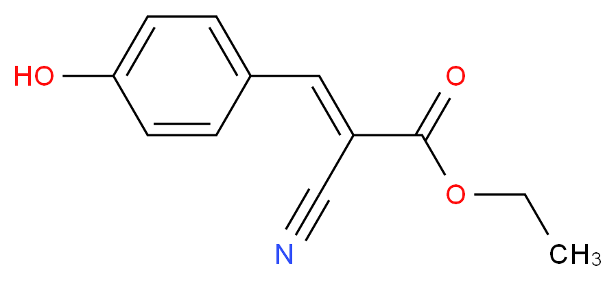 Ethyl 2-cyano-3-(4-hydroxyphenyl)acrylate_Molecular_structure_CAS_6935-44-0)