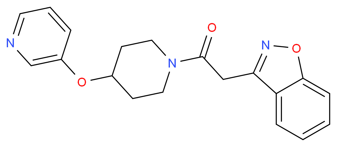 3-{2-oxo-2-[4-(pyridin-3-yloxy)piperidin-1-yl]ethyl}-1,2-benzisoxazole_Molecular_structure_CAS_)